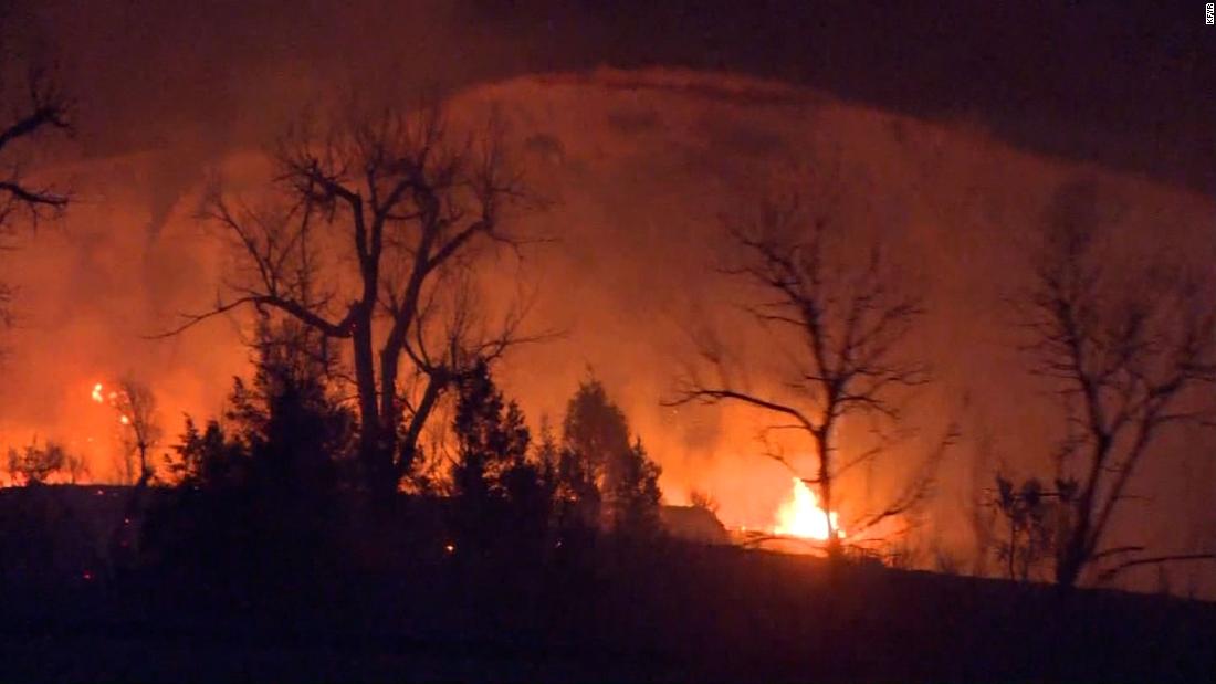 A North Dakota town is evacuated as governor declares a statewide