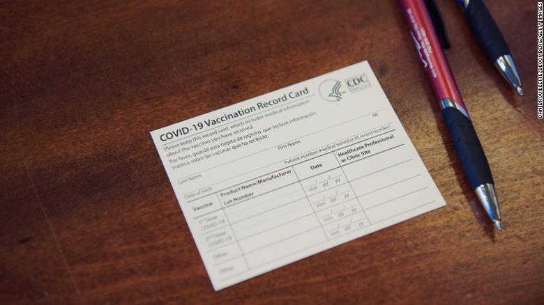 You should think twice before laminating your vaccine card