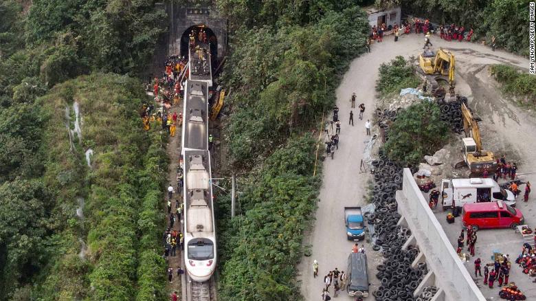 Taiwan Train Crash Truck Driver Expresses Deep Remorse After Deadly Accident North Of Hualien Cnn