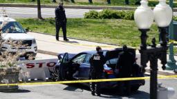 US Capitol Police officer killed, another injured after suspect rams car into police barrier outside building
