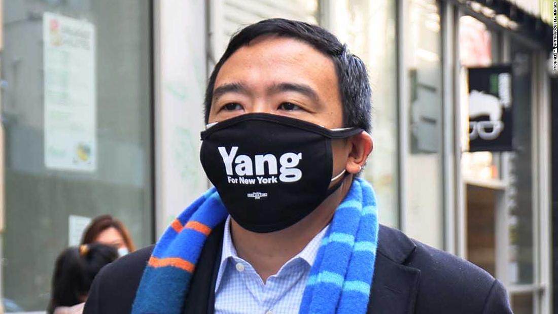 New York City mayoral candidate Andrew Yang hospitalized with apparent kidney stone, campaign says