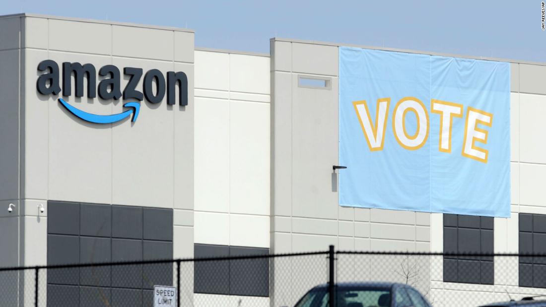 Amazon is on edge over Alabama union vote