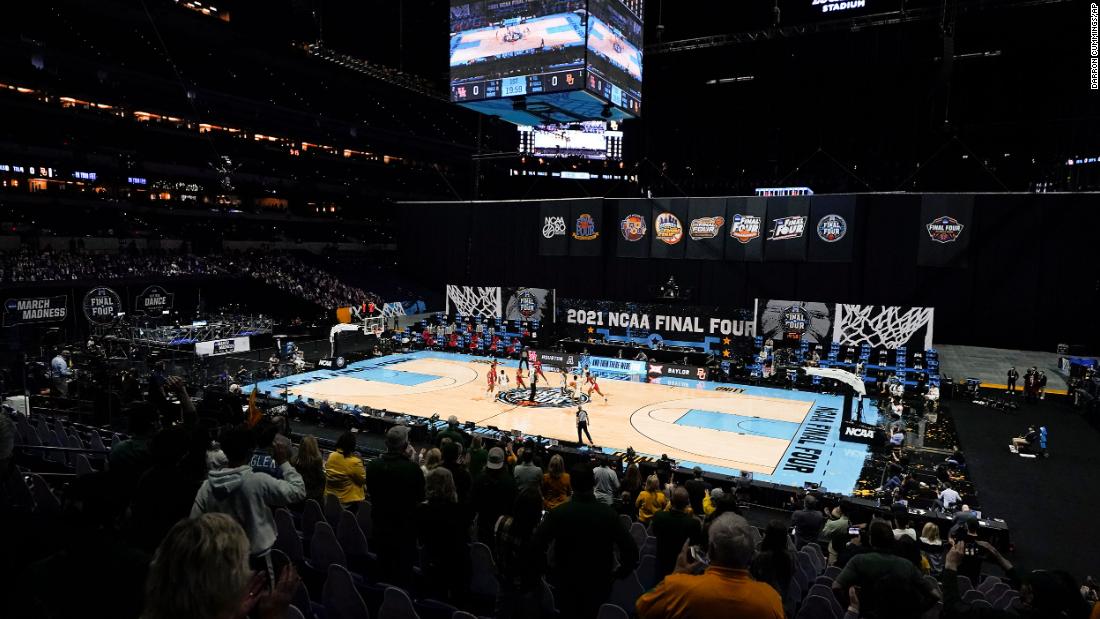 The Final Four took place at Lucas Oil Stadium in Indianapolis.