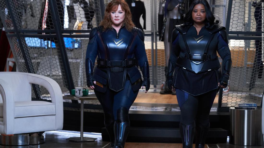 'Thunder Force' teams Melissa McCarthy and Octavia Spencer in a weak superhero spoof
