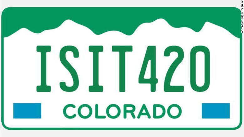 Colorado is auctioning off pot-themed license plates until ‘420’