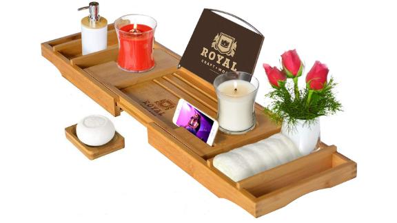 Royal Craft Wood luxury bathtub caddy