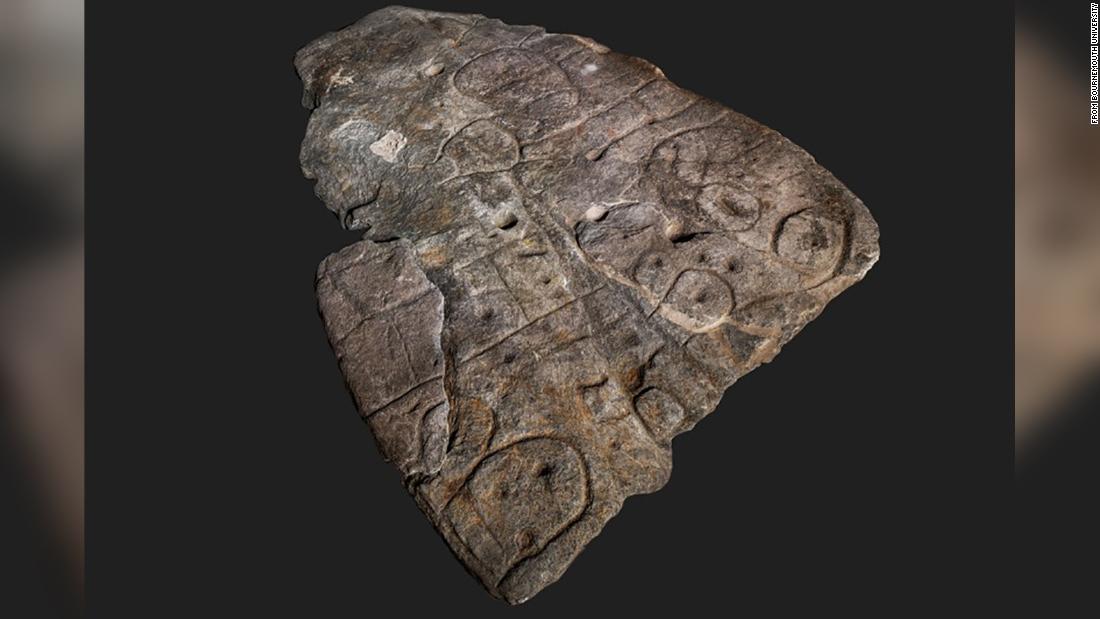 The oldest map of Europe is a carved stone slab from the Bronze Age