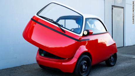 The Microlino is modeled on post-World War II European &quot;bubble cars.&quot;