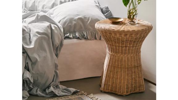 Pierce Wicker Side Table