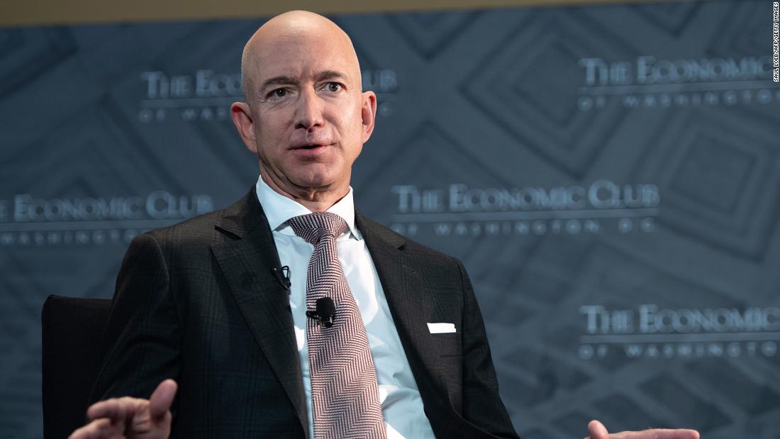 Jeff Bezos endorsed higher tax rates.  But it will not cost him much