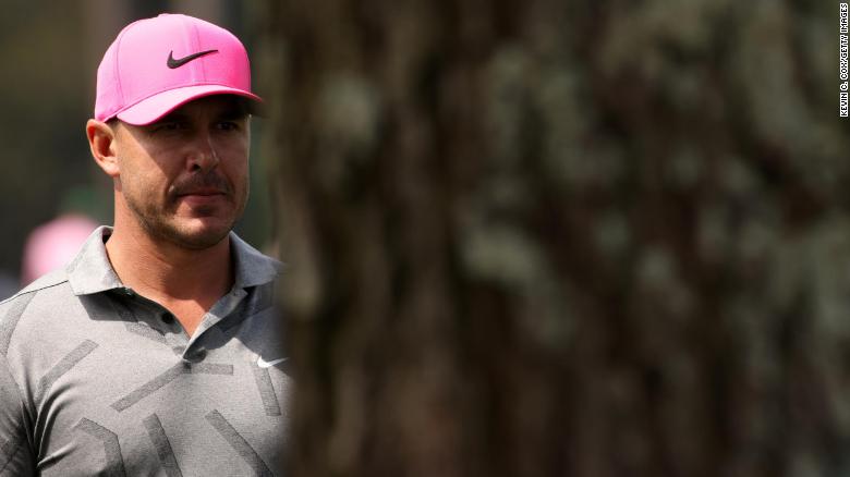 Four-time major winner Brooks Koepka had knee surgery less than a month ago, but he was on the course for the first round.