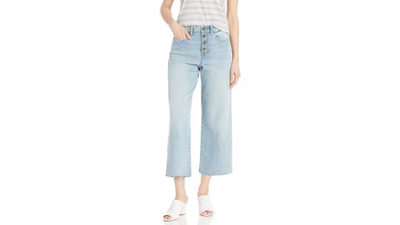 Daily Ritual Relaxed Fit Wide Leg Crop Jean