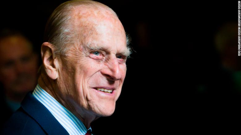 EDINBURGH, UNITED KINGDOM - JULY 04: Prince Philip, Duke of Edinburgh smiles during a visit to the headquarters of the Royal Auxiliary Air Force&#39;s (RAuxAF) 603 Squadron on July 4, 2015 in Edinburgh, Scotland. (Photo by Danny Lawson - WPA Pool/Getty Images)