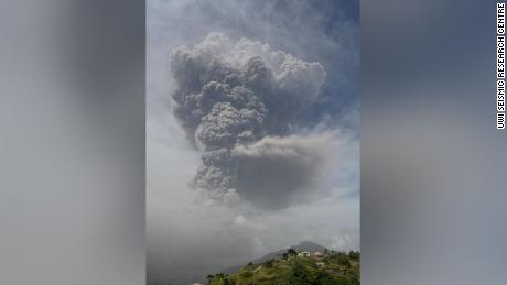 The second eruption occurred on Friday afternoon.