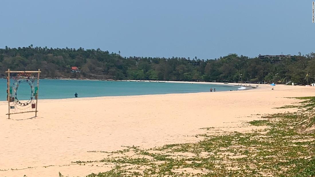 Empty beaches, chained doors: Surreal scenes in Phuket as island pins reopening hopes on vaccines