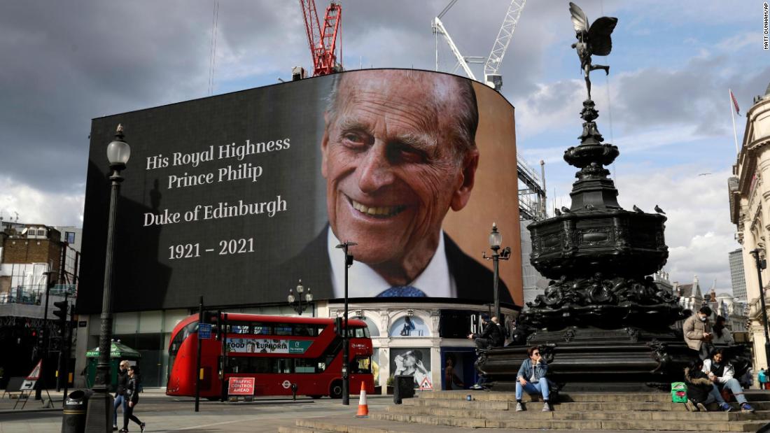 Britain looked like it was in national mourning after Philip’s death ...