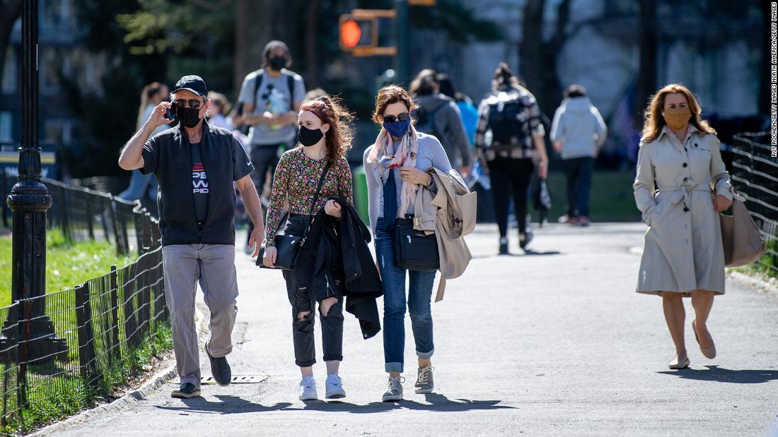 CDC issues new outdoor mask guidance for fully vaccinated people