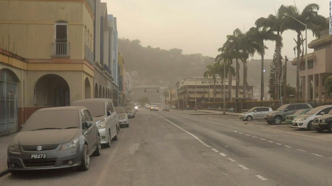 'Extremely heavy ash fall' as authorities report third explosion at volcano in St. Vincent