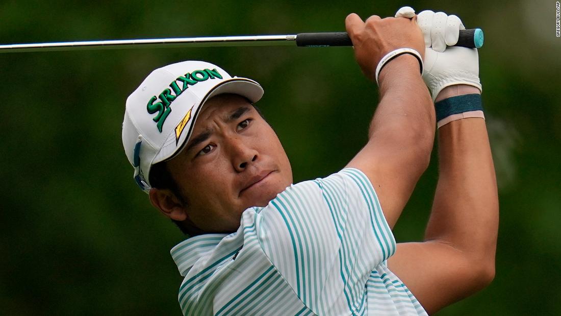 Matsuyama finished with a 7-under 65 on Saturday to take a four-shot lead into Sunday&#39;s final round.