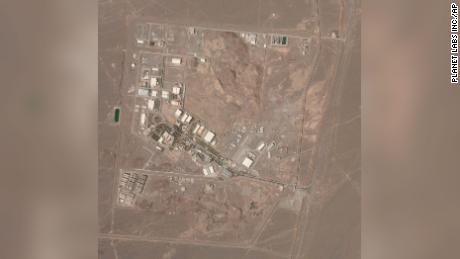 Esta foto satelital de Planet Labs Inc. muestra la instalación nuclear de Natanz en Irán el miércoles 7 de abril de 2024.