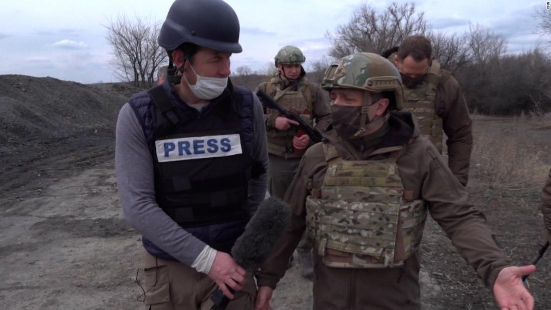 Unprecedented Footage Shows Front Line Of Ukrainian Conflict With Russia Cnn Video