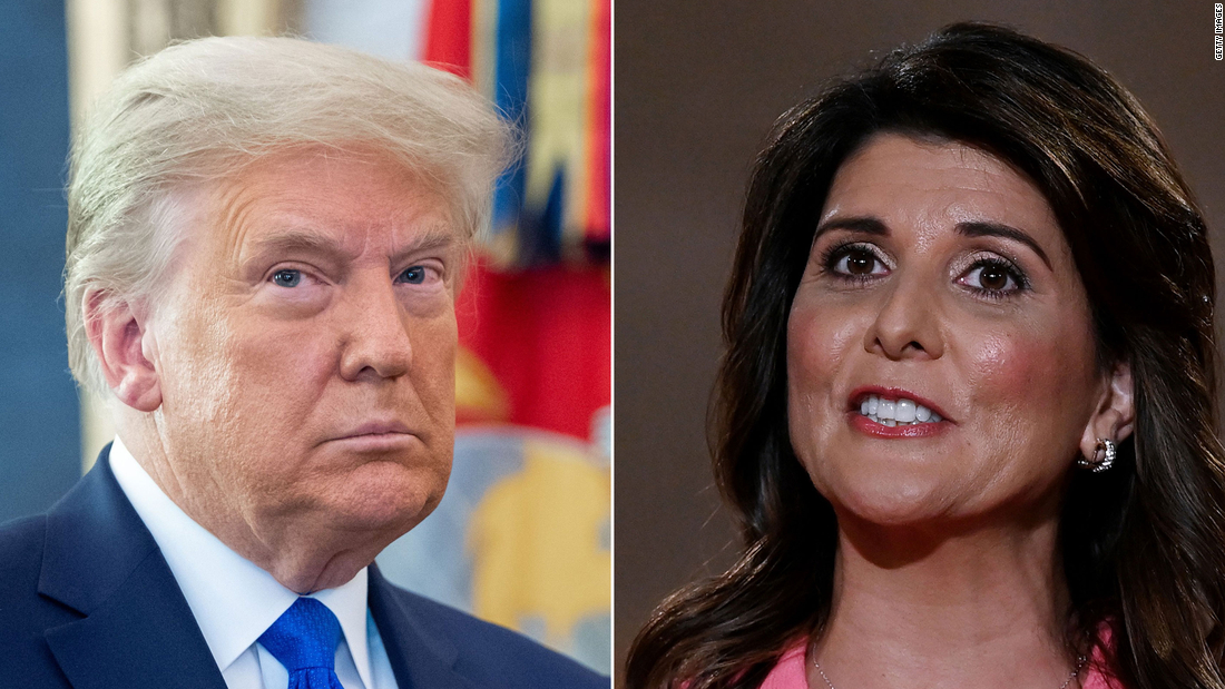 Nikki Haley says she will support Trump and not challenge him when he arrives in 2024