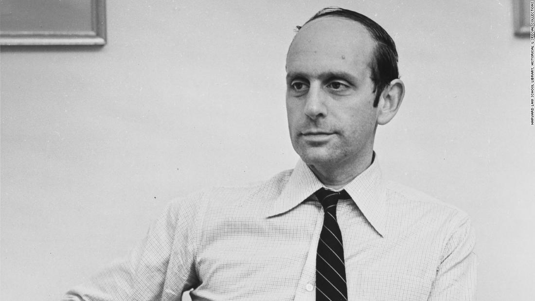 In his early career, Breyer was a professor at Harvard Law School. This photo was taken in 1979.