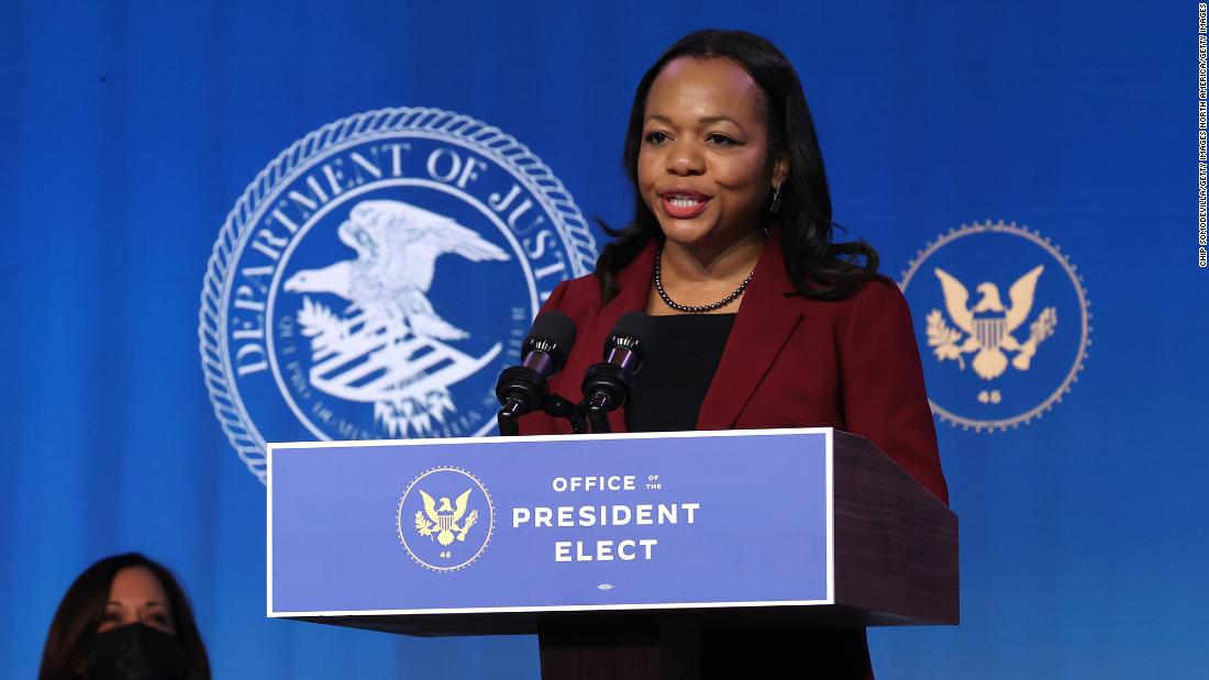 Justice Department civil rights chief calls on Congress to pass voting rights bill