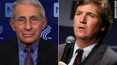 Dr. Fauci on Tucker Carlson&#39;s comment: Typical crazy conspiracy theory