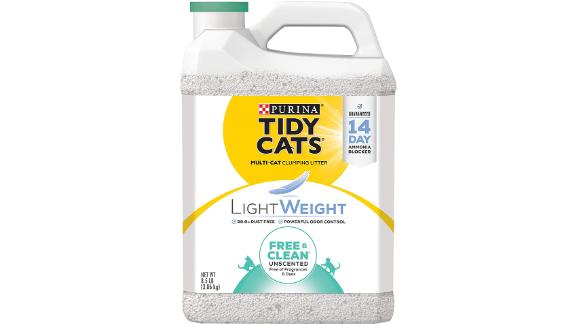 Purina Tidy Cats Free and Clean Lightweight Unscented Clumping Cat Litter