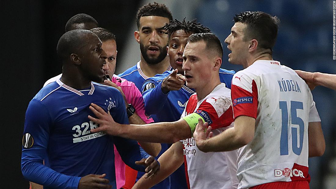 Slavia Prague - Rangers  Kudela handed 10-game UEFA ban for 'racist  behaviour' Kudela handed 10-game UEFA ban for 'racist behaviour' - AS USA