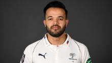 Rafiq poses for a portrait during the Yorkshire CCC media day.