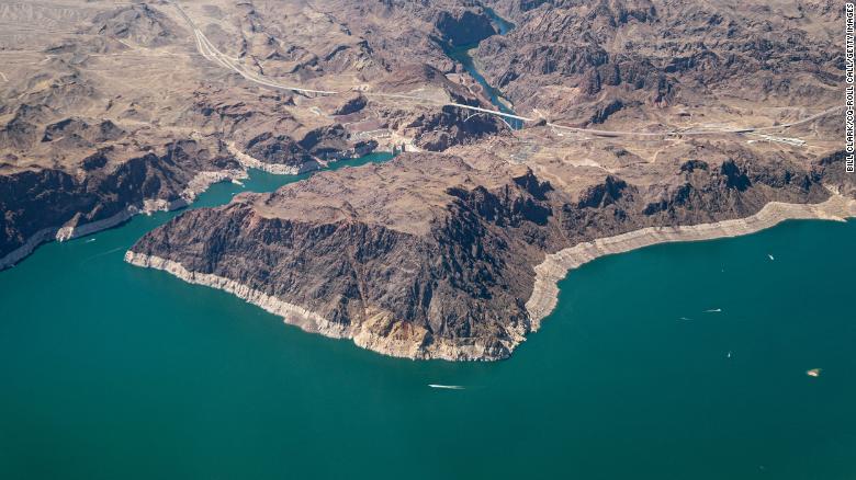 Lake Mead, the country&#39;s largest reservoir and a key water source for millions across the western US, could sink later this year to its lowest level since it was filled decades ago.
