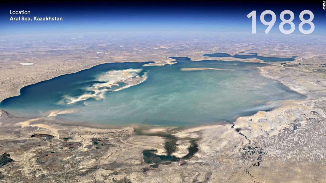 Google Earth's new Timelapse feature shows 40 years of climate change in just seconds