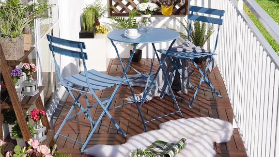 Grand Patio Set Folding Steel Patio Bistro Set