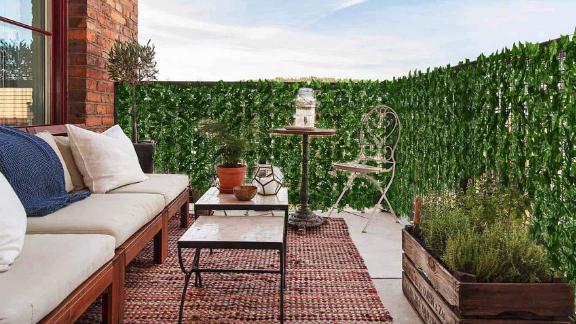DearHouse Artificial Ivy Privacy Fence Screen