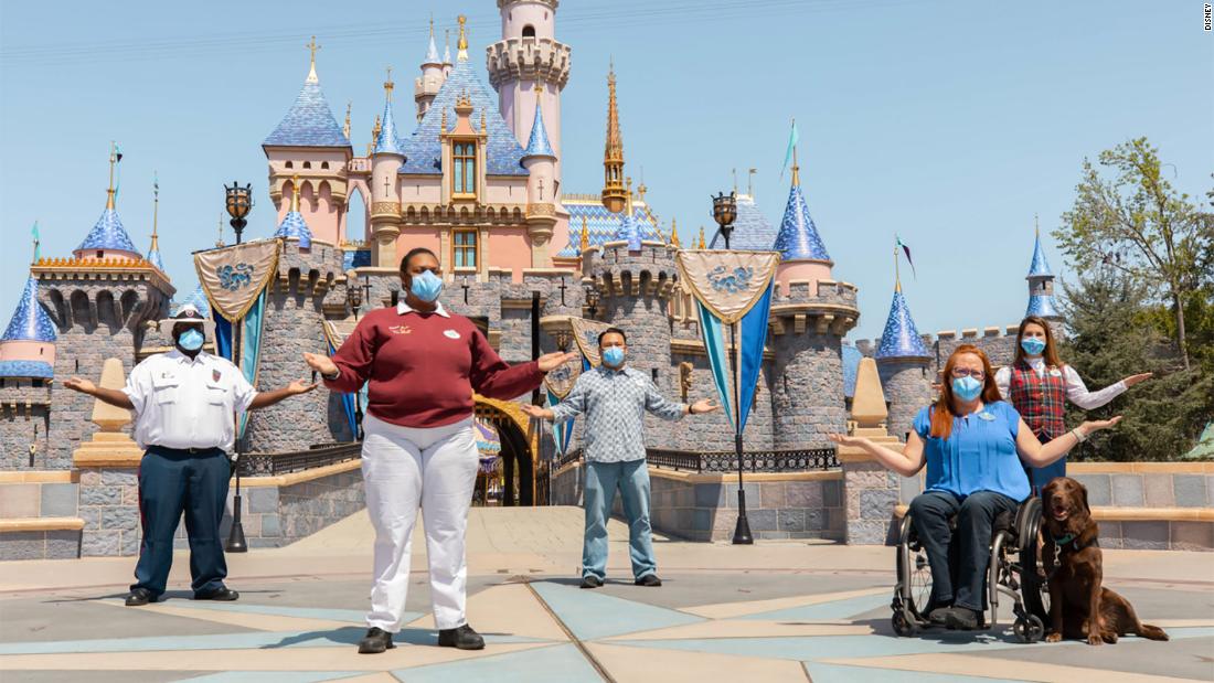 Disney Park employees wear new clothes