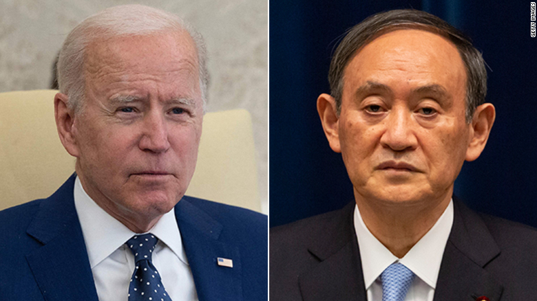 Biden to use meeting with Japan’s prime minister to send ‘clear signal’ to China