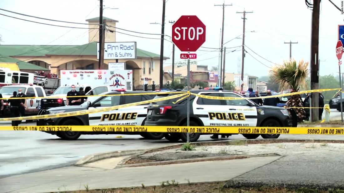 San Antonio police officer wounded and two people dead after shooting