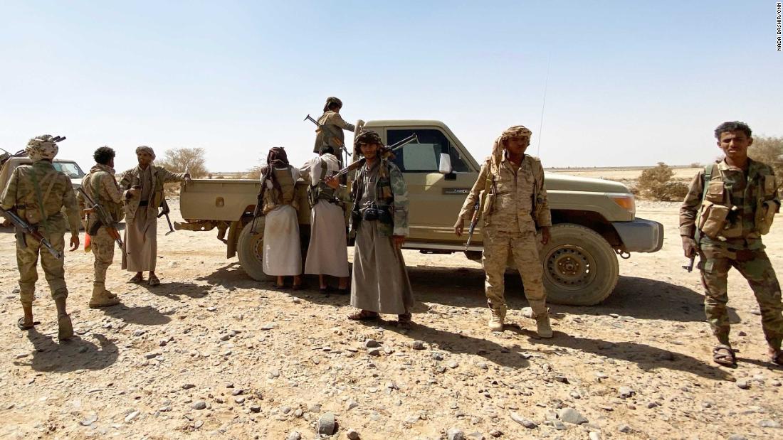 In a fabled desert city, a decisive battle could determine Yemen's fate