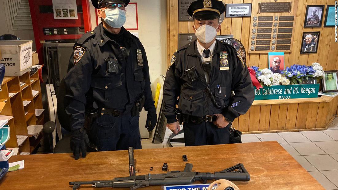 Times Square: Teenager arrested with AK-47 at subway station, police say