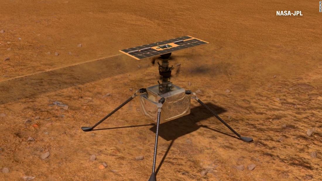 The Ingenuity helicopter is attempting to take color images of Mars