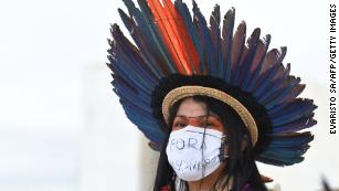 Brazil&#39;s indigenous groups protest bill that would allow commercial mining on their land