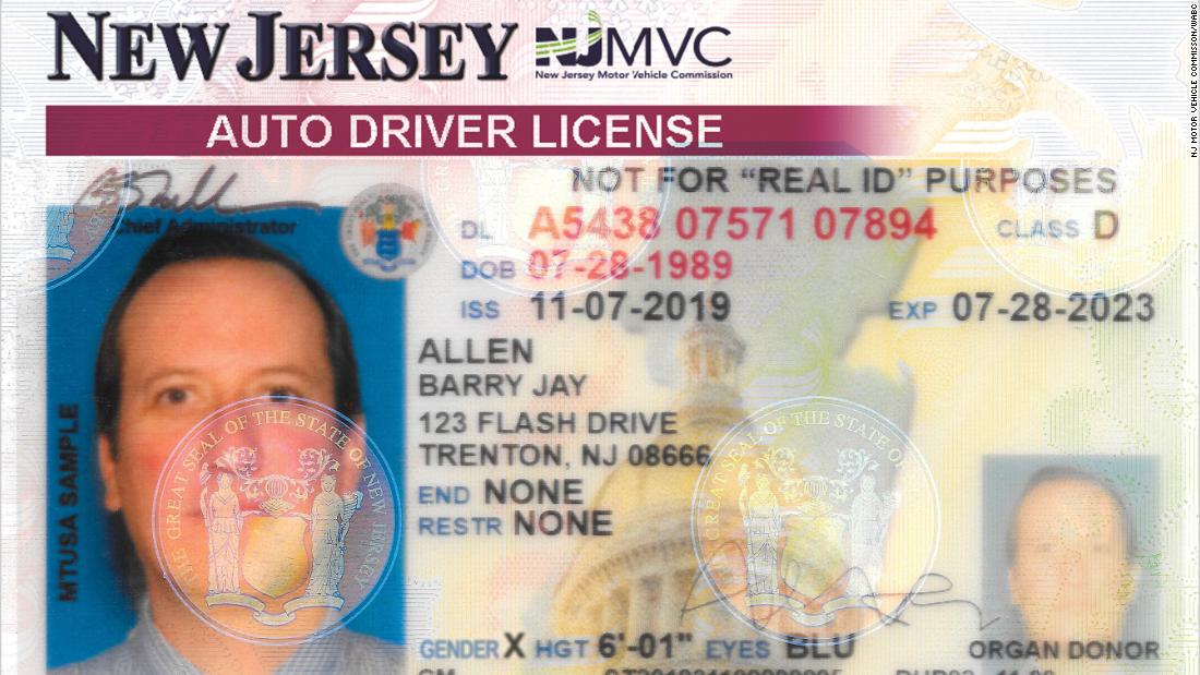Download New Jersey adds 'X' gender marker on driver's licenses and other state identification - CNN