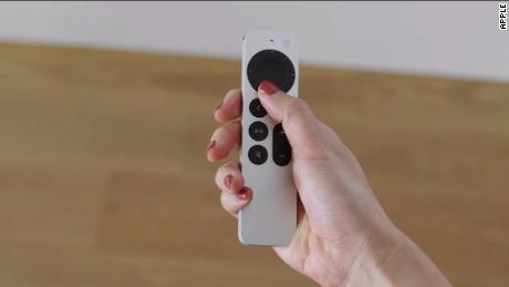The redesigned Apple remote