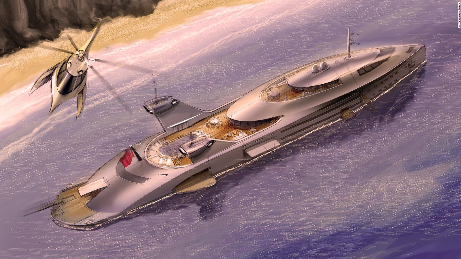 The Mad Max Superyacht Concept Powered By Recycled Airplane Engines Cnn Travel