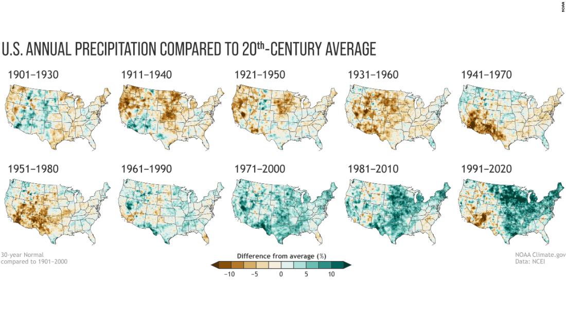 Climate change clearly visible as NOAA prepares to release new 'normals