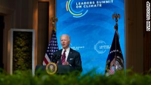 Biden makes the economic case for fighting climate change on second day of virtual summit
