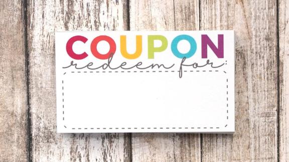 Decocards Blank Coupon Book