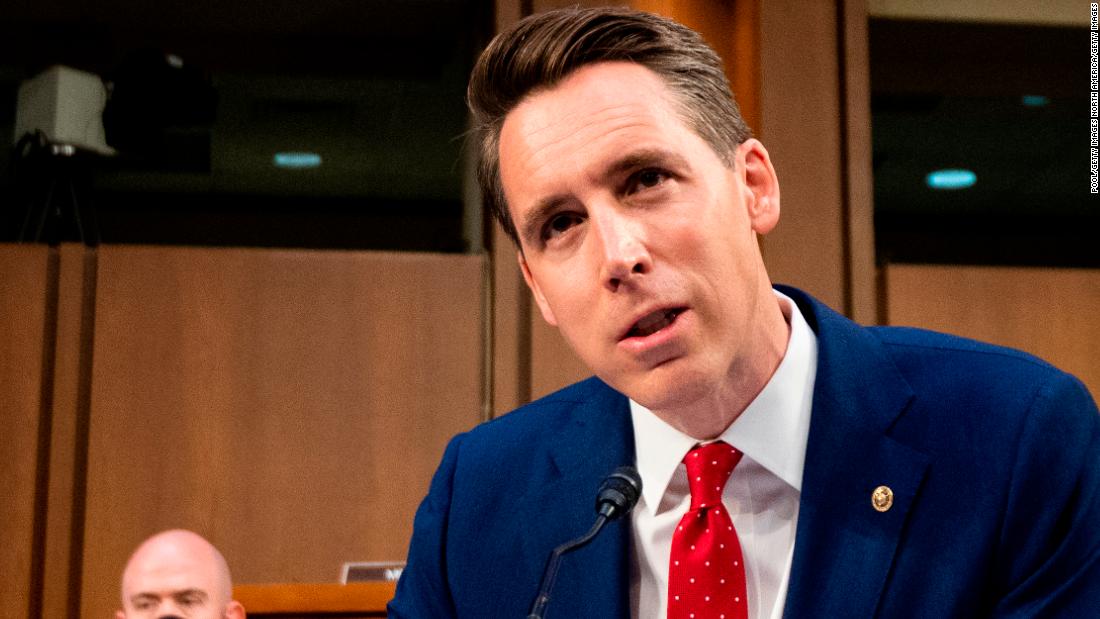 Josh Hawley has an opinion about everything....except Donald Trump